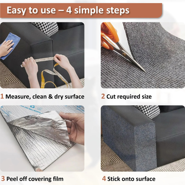 Kitty Shields™ Self-Stick Cat Scratching Mat