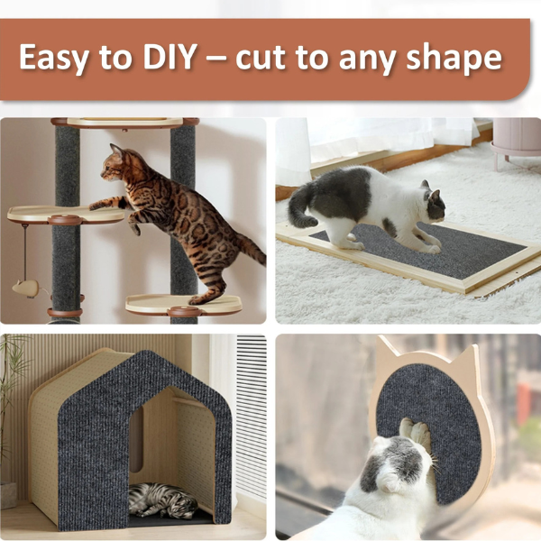 Kitty Shields™ Self-Stick Cat Scratching Mat