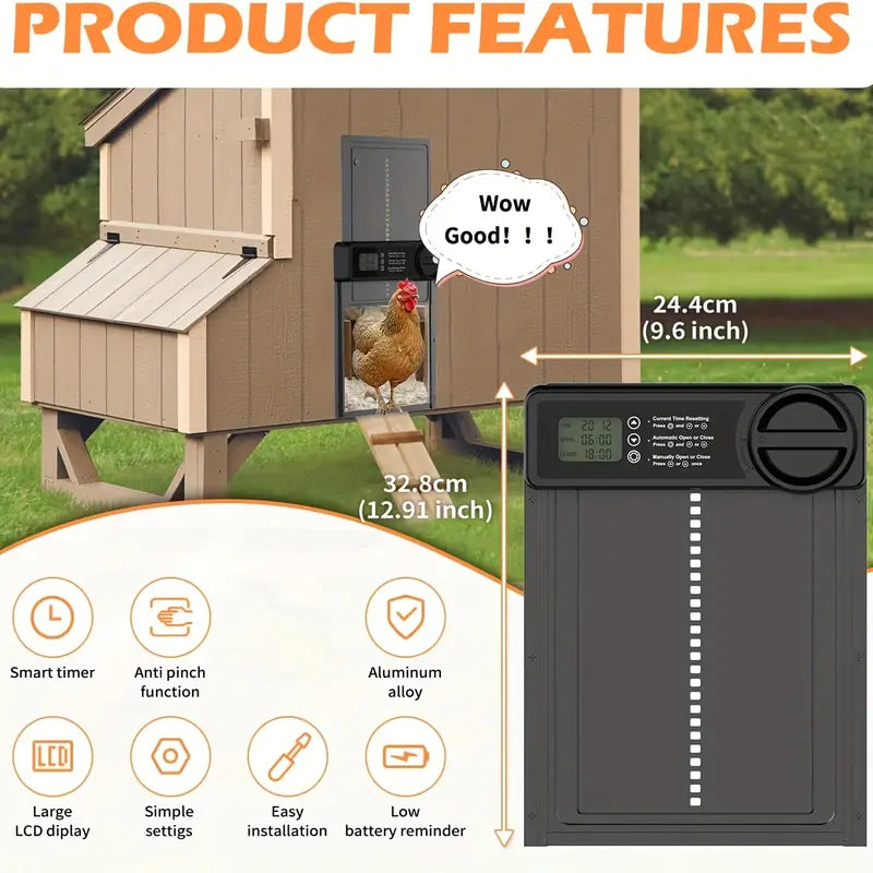 Automatic Chicken Door – Auto Timer