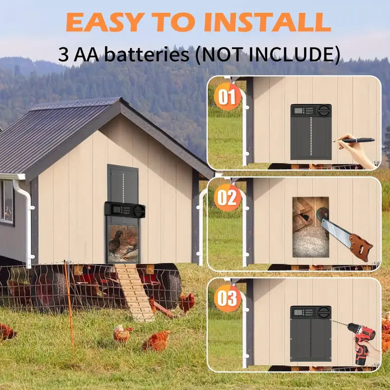 Automatic Chicken Door – Auto Timer