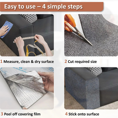 Kitty Shields™ Self-Stick Cat Scratching Mat