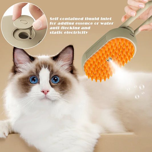 FurSpa™ - Premium Pet Steam Massage Brush