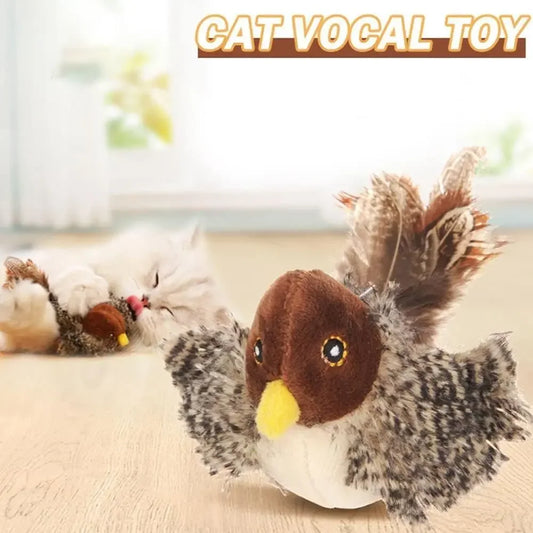 Interactive Chirping Cat Toys 