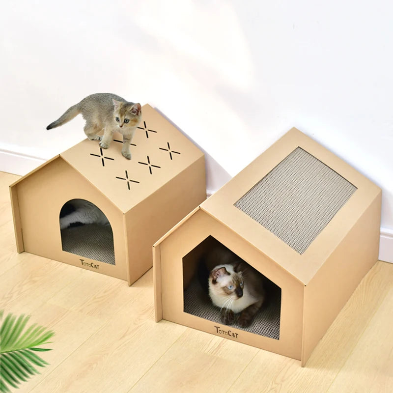 Cardboard Castle for Cat