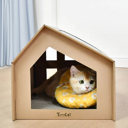 Cardboard Castle for Cat