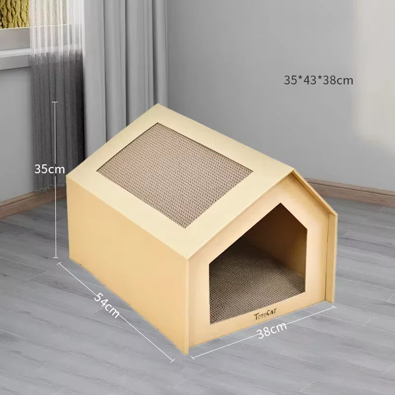 Cardboard Castle for Cat