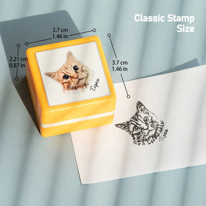 Custom Pet Portrait Stamp